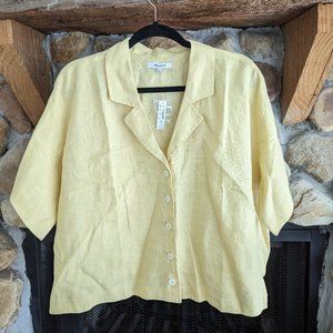 Madewell Plus 100% Linen Resort Shirt